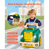 VEVOR Engine Toy, 60 Pieces, Kids Mechanic Car Repair Set with Removable Parts, Lights and Sounds, Steering Wheel and Horn, Kids Mechanic Workshop Set for Toddler Ages 3 Years and Up, Green