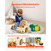 VEVOR Engine Toy, 60 Pieces, Kids Mechanic Car Repair Set with Removable Parts, Lights and Sounds, Steering Wheel and Horn, Kids Mechanic Workshop Set for Toddler Ages 3 Years and Up, Green