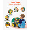 VEVOR Engine Toy, 60 Pieces, Kids Mechanic Car Repair Set with Removable Parts, Lights and Sounds, Steering Wheel and Horn, Kids Mechanic Workshop Set for Toddler Ages 3 Years and Up, Green