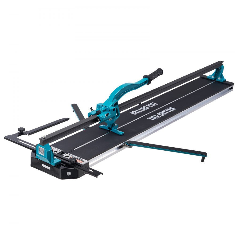 VEVOR Manual Tile Cutter, 48 inch, Porcelain Ceramic Tile Cutter with Tungsten Carbide Cutting Wheel, Infrared Positioning, Anti-Skid Feet, Durable Rails for professional installers or beginners