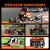 VEVOR Drive Clutch, 2-8HP Engine, 2000 RPM High-Strength Drive Clutch with Asymmetric Designed Wheels & Robust Rubber Belt, Sturdy & Durable Clutch with Full Accessories, Fit for Various Engines