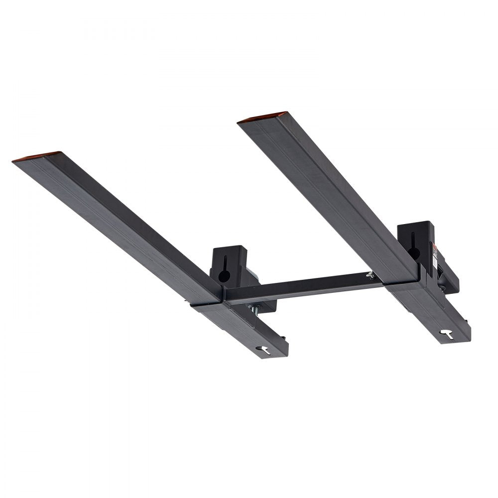 VEVOR Pallet Forks 4000 lbs Clamp-On Pallet Forks, 60 in Length Orange Tips, for Tractor Attachments, Skid Steer & Loader Bucket, Adjustable Stabilizer Bar, Heavy-Duty Reinforced Tractor Bucket Fork