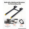 VEVOR Pallet Forks 2000 lbs Clamp-On Pallet Forks, 60 in Length Yellow Tips, for Tractor Attachments, Skid Steer & Loader Bucket, Adjustable Stabilizer Bar, Heavy-Duty Reinforced Tractor Bucket Fork