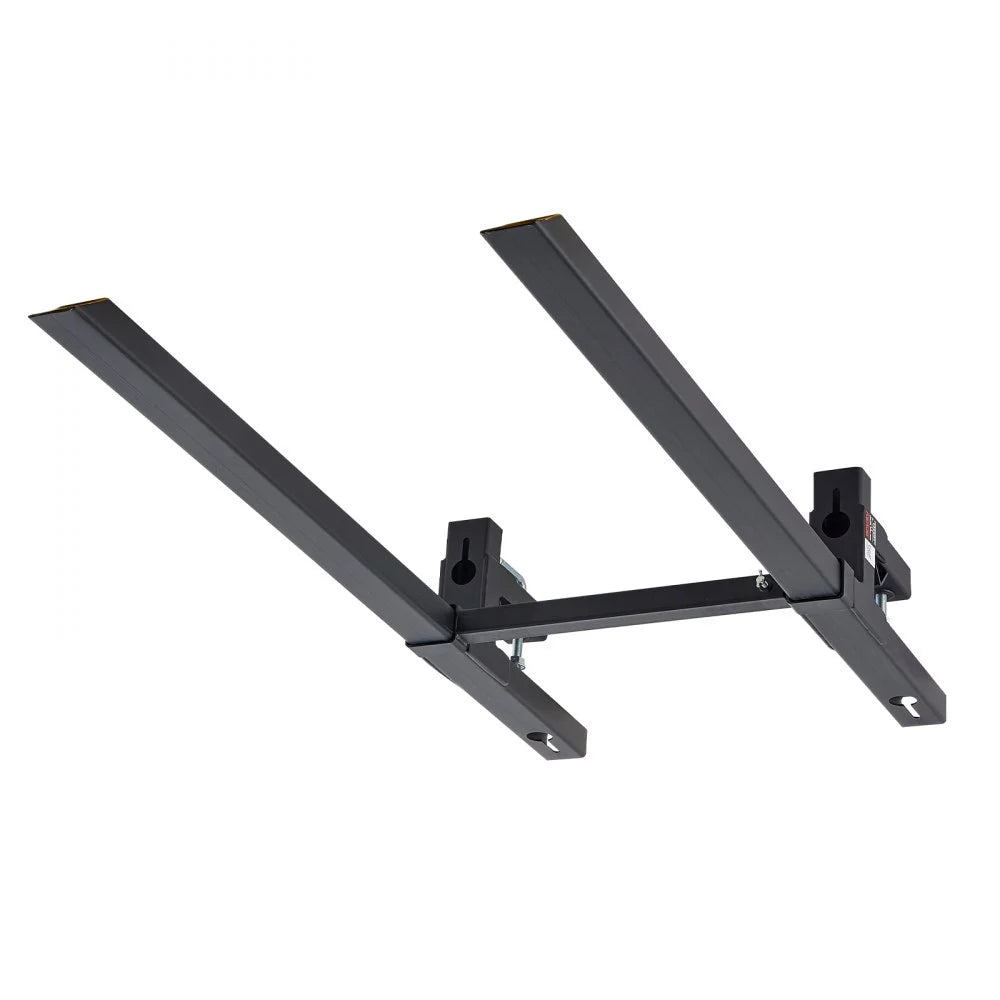 VEVOR Pallet Forks 2000 lbs Clamp-On Pallet Forks, 60 in Length Yellow Tips, for Tractor Attachments, Skid Steer & Loader Bucket, Adjustable Stabilizer Bar, Heavy-Duty Reinforced Tractor Bucket Fork