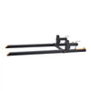 VEVOR Pallet Forks 2000 lbs Clamp-On Pallet Forks, 60 in Length Yellow Tips, Suitable for Tractor Attachments, Skid Steer and Loader Bucket, Adjustable Stabilizer Bar, Heavy-Duty Tractor Bucket Fork