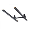 VEVOR Pallet Forks 2000 lbs Clamp-On Pallet Forks, 60 in Length Yellow Tips, Suitable for Tractor Attachments, Skid Steer and Loader Bucket, Adjustable Stabilizer Bar, Heavy-Duty Tractor Bucket Fork