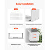 VEVOR Air Conditioner Wall Sleeve, 42 in Through the Wall Air Conditioner Sleeve, Wall Sleeve, Compatible with Most Brands of Through the Wall AC, Durable and Weather-Resistant Insulation Accessories