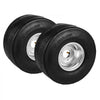 VEVOR Go Kart Tires and Rims, 11x6-5" Go Kart Wheels, 2-Pack Rear Wheels, Aluminum Alloy Rims and Rubber Tires, Hub-Rim Fit Bolt Pattern 1.57 inch with 3 Bolt Holes, Replacement Pneumatic Tire