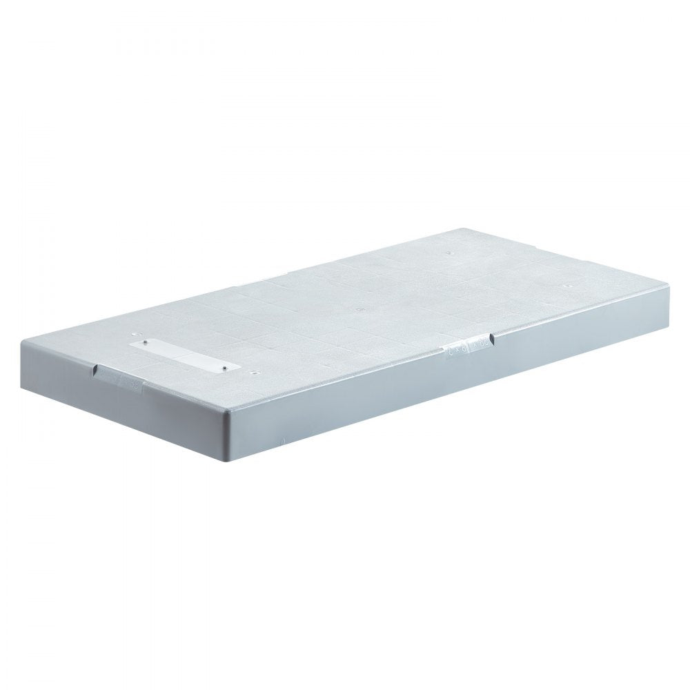 VEVOR Mini Split Pad, for 9000-36000BTU Ductless Air Conditioner Heat Pump Systems, 38 x 18 x 3 inch Plastic Outdoor Condenser Equipment Anti-Vibration Pads for Heat Pump System, Max Load 400 lbs