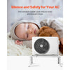 VEVOR Mini Split Ground Stand, Adjustable Anti-Vibration Mini Split Stand for 9000-24000 BTU Ductless Air Conditioner Heat Pump, Heavy Duty AC Base Bracket Floor Mount w/ 551LBS Max. Load Capacity