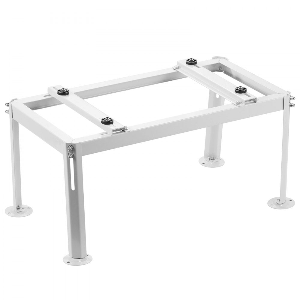 VEVOR Mini Split Ground Stand, Adjustable Anti-Vibration Mini Split Stand for 9000-24000 BTU Ductless Air Conditioner Heat Pump, Heavy Duty AC Base Bracket Floor Mount w/ 441LBS Max. Load Capacity