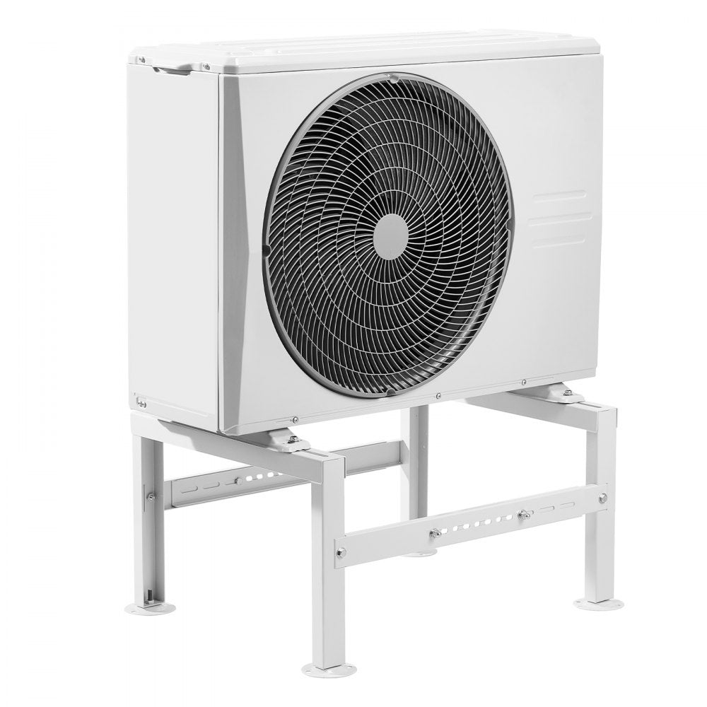 VEVOR Mini Split Ground Stand, Adjustable Anti-Vibration Mini Split Stand for 9000-60000 BTU Ductless Air Conditioner Heat Pump, Heavy Duty AC Base Bracket Floor Mount w/ 770LBS Max. Load Capacity