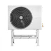 VEVOR Mini Split Ground Stand, Adjustable Anti-Vibration Mini Split Stand for 9000-60000 BTU Ductless Air Conditioner Heat Pump, Heavy Duty AC Base Bracket Floor Mount w/ 770LBS Max. Load Capacity