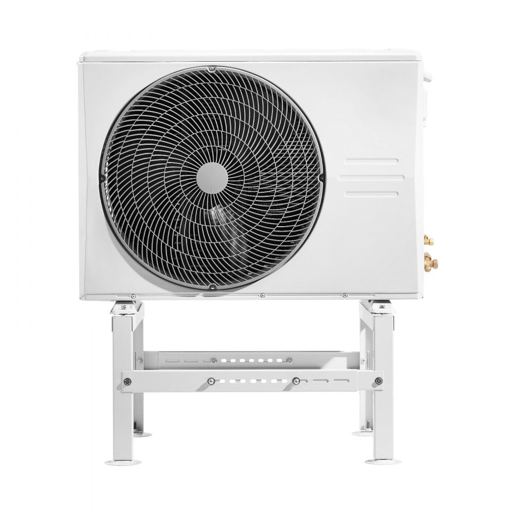 VEVOR Mini Split Ground Stand, Adjustable Anti-Vibration Mini Split Stand for 9000-60000 BTU Ductless Air Conditioner Heat Pump, Heavy Duty AC Base Bracket Floor Mount w/ 770LBS Max. Load Capacity