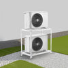 VEVOR Mini Split Ground Stand, Anti-Vibration Mini Split Stand for 9000-18000 BTU Ductless Air Conditioner Heat Pump, Heavy Duty AC Base Bracket Floor Mount w/ 551LBS Max. Load,Dual Levels