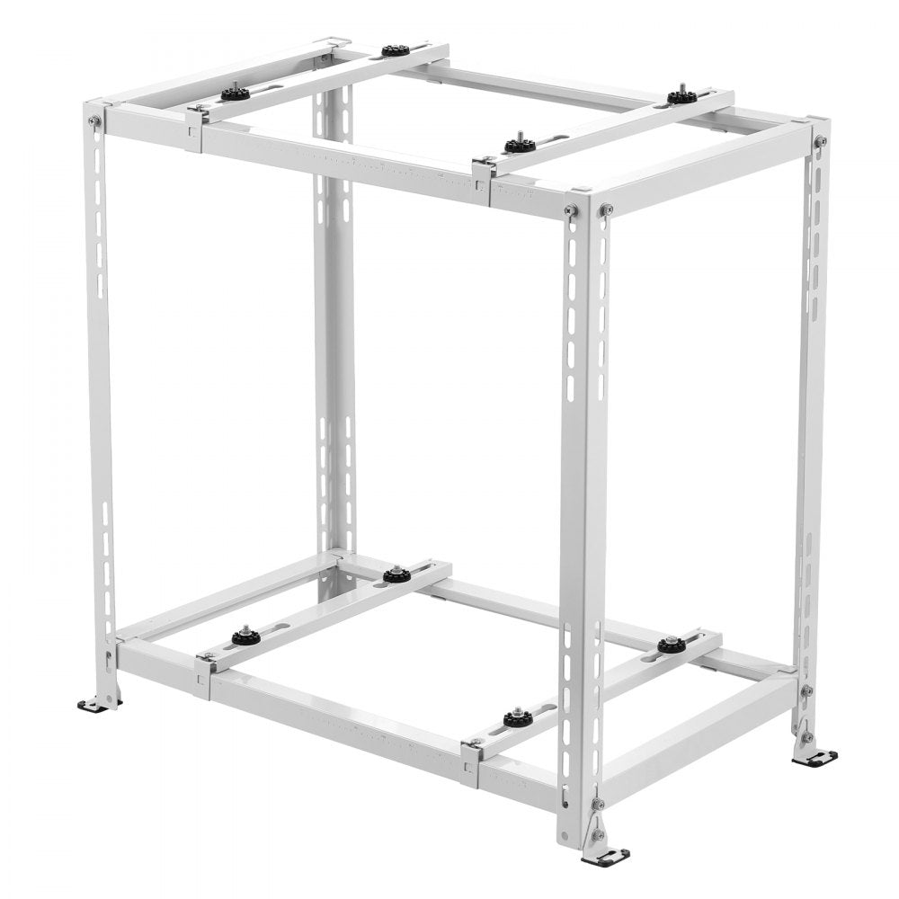 VEVOR Mini Split Ground Stand, Anti-Vibration Mini Split Stand for 9000-18000 BTU Ductless Air Conditioner Heat Pump, Heavy Duty AC Base Bracket Floor Mount w/ 551LBS Max. Load,Dual Levels