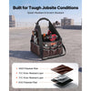 VEVOR Tool Bag, 13 Inch, 45-Pocket Open Top Tool Tote, Electrical Maintenance Toolbox Organizer Storage with Handle, Adjustable Shoulder Strap, Portable Toolbag, for Professionals DIY & Jobsite Use