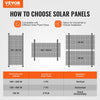 VEVOR 2 Sets Solar Panel Mounting Brackets 45-Inch, 0 to 90° Adjustable Tilt Mount Brackets Support 100-400W Solar Panels, Lightweight Aluminum Brackets with Folding Tilt Legs for RV Boat Off-Grid