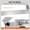 VEVOR 2 Sets Solar Panel Mounting Brackets 45-Inch, 0 to 90° Adjustable Tilt Mount Brackets Support 100-400W Solar Panels, Lightweight Aluminum Brackets with Folding Tilt Legs for RV Boat Off-Grid