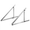 VEVOR 50-Inch Solar Panel Mounting Brackets, 0 to 90° Adjustable Tilt Mount Brackets Support 100-550W Solar Panels, Lightweight Aluminum Brackets with Folding Tilt Legs for RV, Roof, Boat, Off-Grid