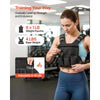 VEVOR Adjustable Weighted Vest, 4-10 lbs Comfortable X-Shape Body Weight Vest Set with 6 Weight Packs and Reflective Stripe, for Men Women, Workout Equipment for Strength Training Running Jogging