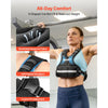 VEVOR Adjustable Weighted Vest, 4-10 lbs Comfortable X-Shape Body Weight Vest Set with 6 Weight Packs and Reflective Stripe, for Men Women, Workout Equipment for Strength Training Running Jogging