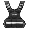 VEVOR Adjustable Weighted Vest, 4-10 lbs Comfortable X-Shape Body Weight Vest Set with 6 Weight Packs and Reflective Stripe, for Men Women, Workout Equipment for Strength Training Running Jogging