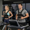 VEVOR Adjustable Weighted Vest, 20-32 lbs Comfortable X-Shape Body Weight Vest Set with 6 Weight Packs and Reflective Stripe, for Men Women, Workout Equipment for Strength Training Running Jogging