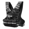 VEVOR Adjustable Weighted Vest, 20-32 lbs Comfortable X-Shape Body Weight Vest Set with 6 Weight Packs and Reflective Stripe, for Men Women, Workout Equipment for Strength Training Running Jogging