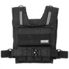 VEVOR Adjustable Weighted Vest, 35lb Weight Vest with Iron Weights, Shoulder Pad, and Reflective Stripe, Body Weight Vest Exercise Set for Men Women, Workout Equipment for Strength Training Running