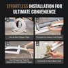 VEVOR 25FT Mini Split Line Set, 1/4" & 1/2" O.D Copper Pipes Tubing and Triple-Layer Insulation, for Mini Split Air Conditioning Refrigerant or Heating Pump Equipment & HVAC with Wrapping Strips.