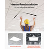VEVOR 2x2 FT LED Flat Panel Light, 5700 LM, Flush Mount LED Drop Ceiling Lighting Fixture with 3 Color Selectable 3000K/4000K/5000K, 25W/30W/40W, 0-10V Dimmable, Ultra Slim for Home Kitchen, 4 Pack