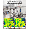 VEVOR Thermal Imaging Camera for Android, 320 x 240 TISR Super Resolution, 25HZ Refresh Rate Infrared Thermal Imager for Smartphone Tablet, 160 x 120 IR Resolution, -4°F to 1022°F & 15 Color Palettes