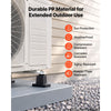 VEVOR Mini Split Pad 38L x 18W x 3H in for 9000-36000 BTU Air Conditioner, AC Condenser Base for Ductless Air Conditioner, Heat Pump, 700 lbs Capacity, Heavy Duty Outdoor AC Unit Base, Rubber Pad,Gray