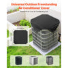 VEVOR Air Conditioner Cover for Outside Units, 36 x 36 inch Central AC Cover for Air Conditioning Unit, Top Universal Mesh Defender Rainproof Easy Install for Outdoor Outside All Seasons, Black