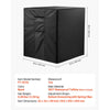 VEVOR Air Conditioner Cover, 32 x 32 x 36 inch Ac Cover for Air Conditioning Unit, Three-Layer, Waterproof Polyester Fabric, Mesh Ventilation, Universal Defender for Outdoor Outside Ac Unit, Black