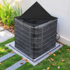 VEVOR Air Conditioner Cover, 28 x 28 x 32 inch Ac Cover for Air Conditioning Unit, Dual-Layer, Detachable Canopy,Waterproof Polyester, Universal HVAC Protector for Outdoor Outside Ac Unit, Black