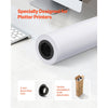 VEVOR Wide Format Paper, 24 in x 150 ft Plotter Roll, 2 Rolls CAD Bond Rolls with 2 in Core, 20 LB Bond Paper Rolls, Ideal for CAD Drawings, Engineering Plans, GIS Maps, and Architectural Designs
