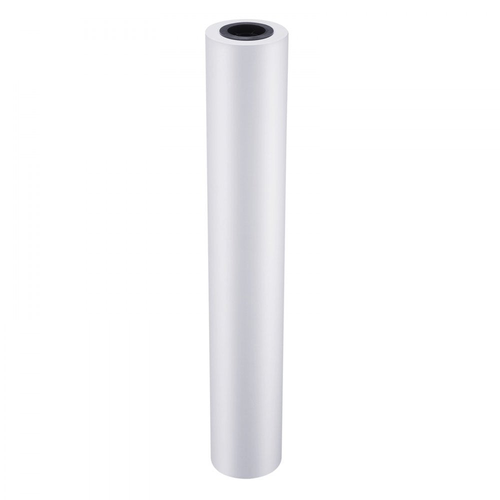 VEVOR Wide Format Paper, 24 in x 150 ft Plotter Roll, 20 Rolls CAD Bond Rolls with 2 in Core, 20 LB Bond Paper Rolls, Ideal for CAD Drawings, Engineering Plans, GIS Maps, and Architectural Designs