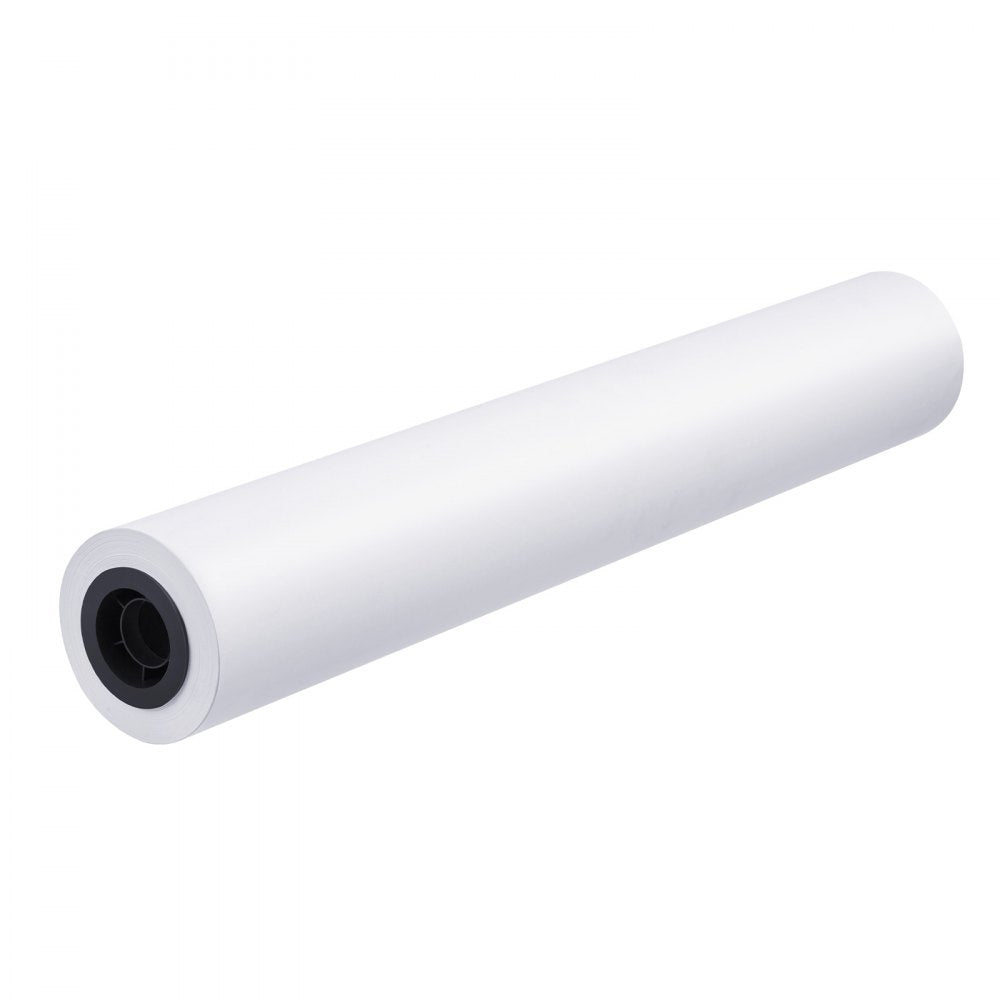 VEVOR Wide Format Paper, 24 in x 150 ft Plotter Roll, 8 Rolls CAD Bond Rolls with 2 in Core, 20 LB Bond Paper Rolls, Ideal for CAD Drawings, Engineering Plans, GIS Maps, and Architectural Designs