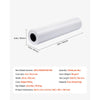 VEVOR Wide Format Paper, 30 in x 500 ft Plotter Roll, 2 Rolls CAD Bond Rolls with 3 in Core, 20 LB Bond Paper Rolls, Ideal for CAD Drawings, Engineering Plans, GIS Maps, and Architectural Designs