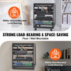 VEVOR 12U Open Frame Server Rack, 23-40 in Adjustable Depth, Free Standing or Wall Mount Network Server Rack, 4 Post AV Rack with Casters, Holds All Your Networking IT Equipment AV Gear Router Modem