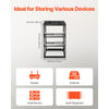 VEVOR 16U Open Frame Network Rack, 23 in Depth, Wall Mounted or Floor Standing Server Rack, Heavy Duty 4 Post, with Vented Shelves & Mounting Hardware, Holds All Your Networking IT Equipment AV Gear