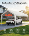 VEVOR 10 x 20 ft carport canopy - angle view 1