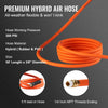 VEVOR Retractable Air Hose Reel, 3/8 IN x 50 FT Hybrid Air Hose Max 300PSI, Air Compressor Hose Reel with 5 In Lead in, Ceiling / Wall Mount Heavy Duty Double Arm Steel Reel
