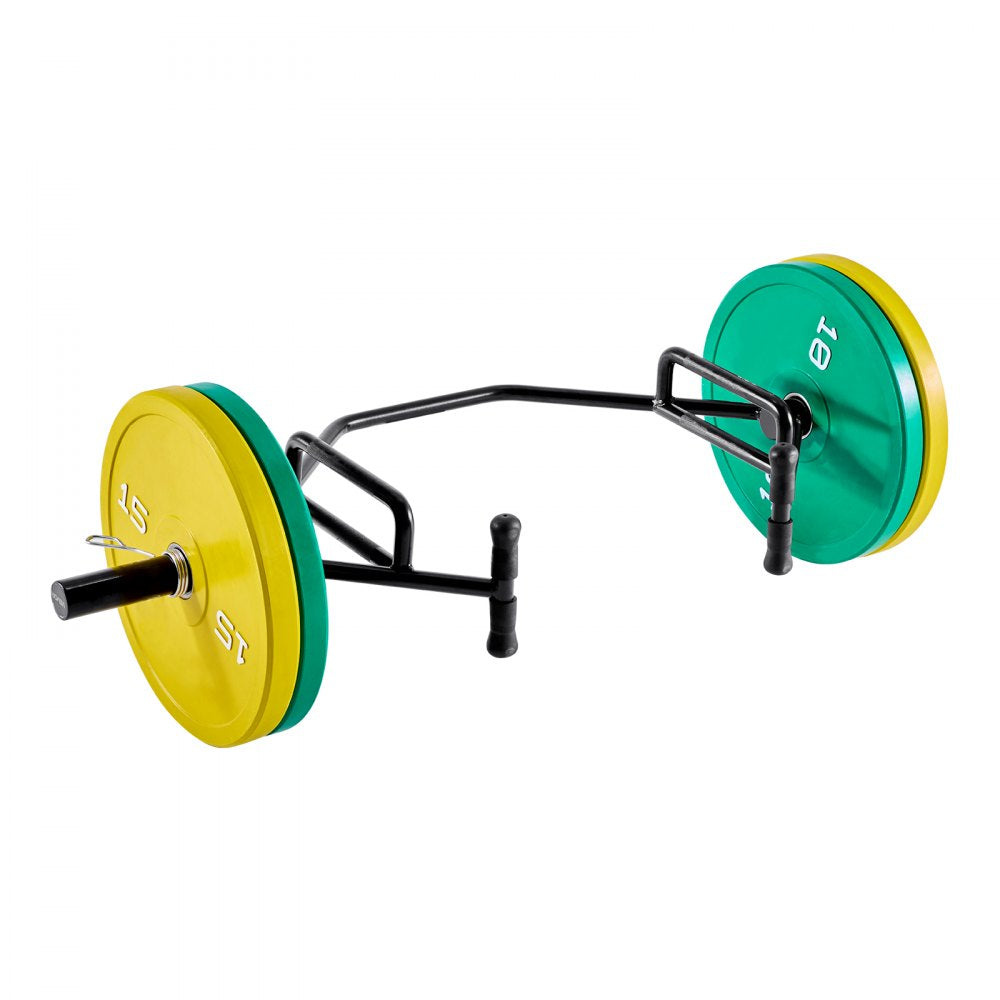 VEVOR Trap Bar Hex Bar, Open-Ended Frame Hex Barbell, 2-Inch 800 LBS Capacity Shrug Bars with Knurled Grips, Weightlifting and Strength Training Equipment, Home Gym for Squats Deadlifts Shoulder Press