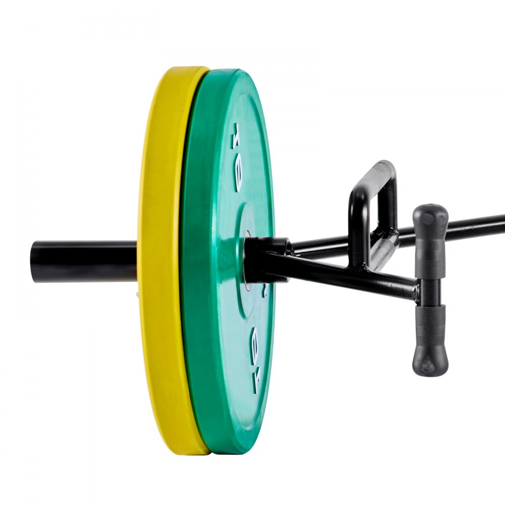 VEVOR Trap Bar Hex Bar, Open-Ended Frame Hex Barbell, 2-Inch 800 LBS Capacity Shrug Bars with Knurled Grips, Weightlifting and Strength Training Equipment, Home Gym for Squats Deadlifts Shoulder Press