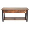 VEVOR Lift Top Coffee Table, 41.7 in Rectangle Coffee Table with Extra Storage Pockets, Pop Up Coffee Table for Living Room, Brown