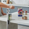 VEVOR Commercial Can Opener, Heavy-Duty Manual Tabletop Cans Opener for Cans Up to 11.8 in Height, Height-Adjustable Professional Can Openers Fixed with Screws, for Restaurant, Hotel, and Food Store