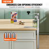 VEVOR Commercial Can Opener, Heavy-Duty Manual Tabletop Cans Opener for Cans Up to 15.75 in Height, Height-Adjustable Professional Can Openers Fixed with Screws, for Restaurant, Hotel, and Food Store